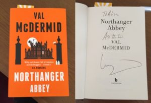 Northanger cover and signed