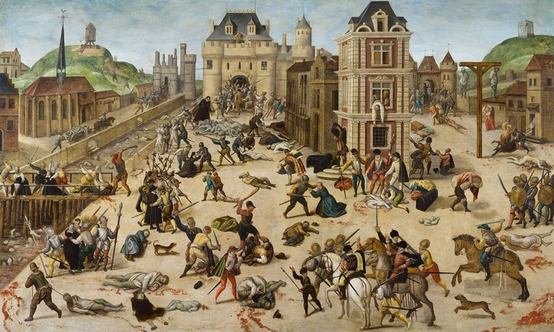St Batholomew's Day Massacre 1572 (François Dubois, 1529– 1584)
