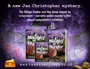 A Mischief of Murder launch graphic